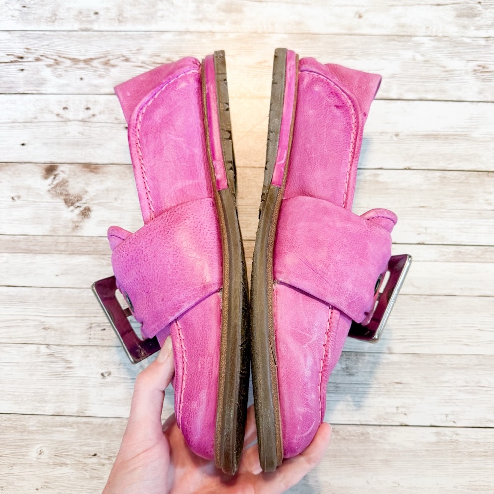 A.S.98 Thaine Loafer Flat Fuchsia Pink Leather Size 39 US 8.5-9 NEW - Picture 4 of 11